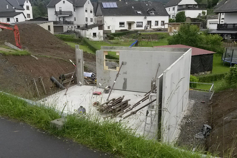 Kellerwände Einfamilienhaus, Nohen